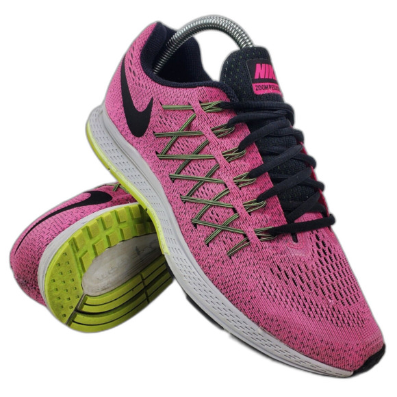 NIKE Shoes AIR ZOOM PEGASUS 32 Womens Size 9 PINK Power Running 749345-600 - Picture 1 of 14